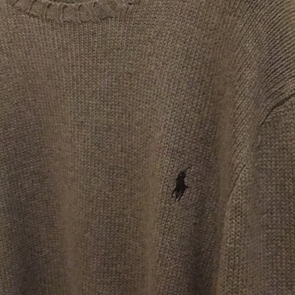 Polo cotton crewneck gray sweater. Size XL - Picture 3 of 4